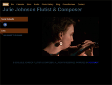 Tablet Screenshot of julieflute.net